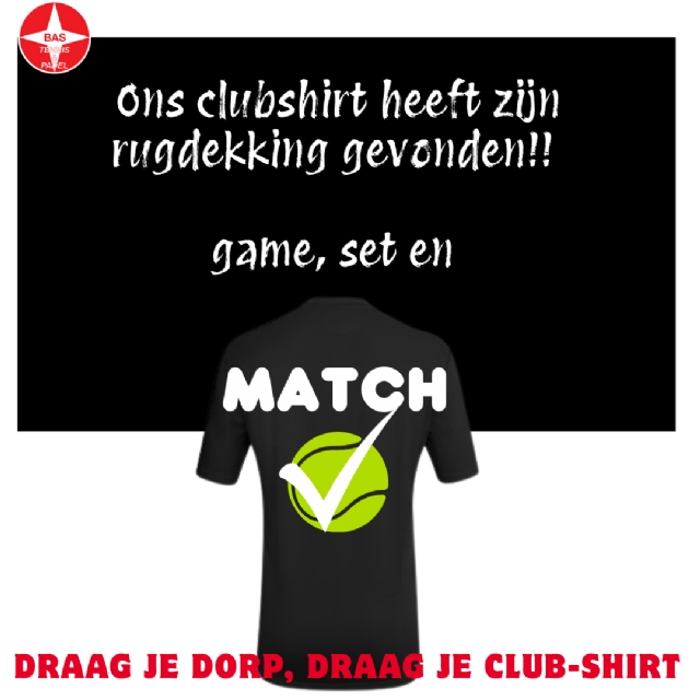 Trots op onze exclusieve shirtsponsor!